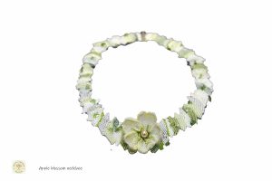 Apple blossom necklace