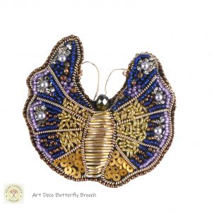 Art Deco Butterfly Brooch