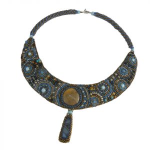 Botswana agate necklace